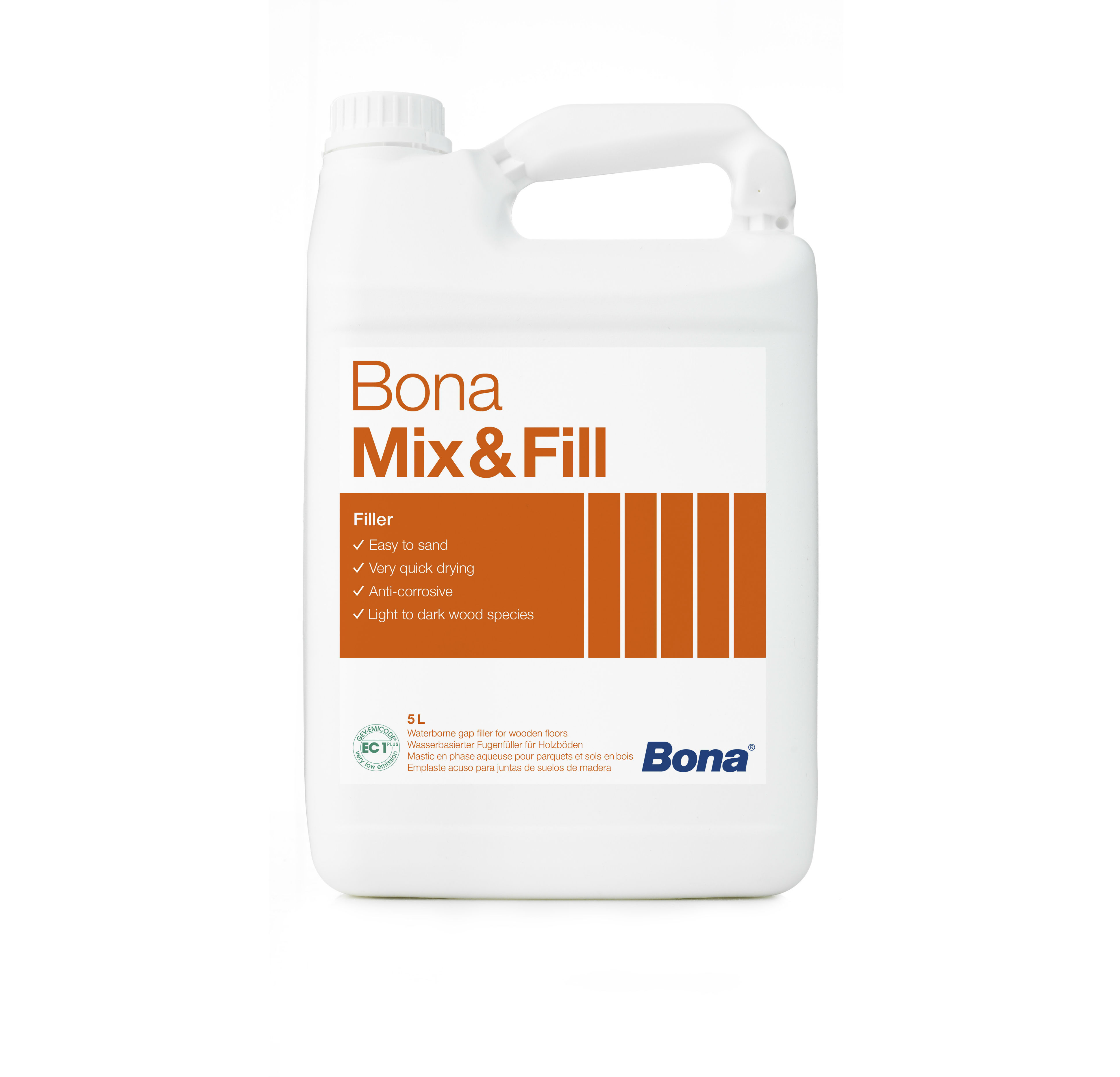 Шпатлевка для паркета Bona Mix&Fill 5 л